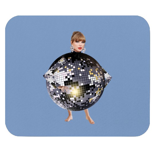 Discover Funny Taylor with Mirrorball Mouse Pads