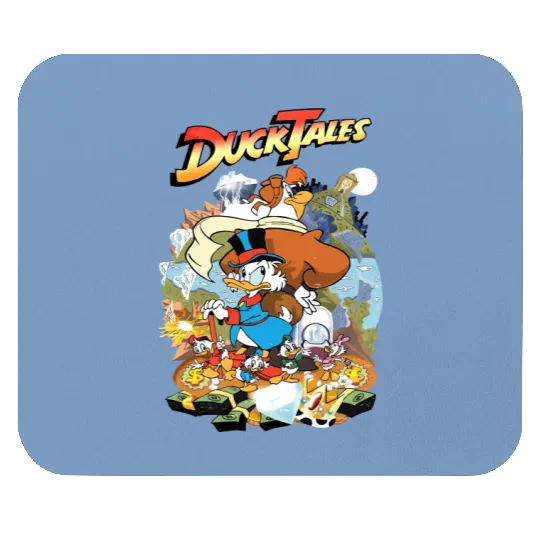 Vintage Disney 90s Funny DuckTales Money Colors Mouse Pads, Disney DuckTales Mouse Pads, Donald Duck Mouse Pads, Disneyworld Mouse Pads