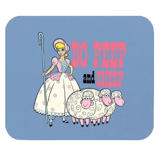 Vintage Bo Peep and Sheep Mouse Pads, Toy Story Bo Peep Mouse Pads, Disney Pixar Mouse Pads