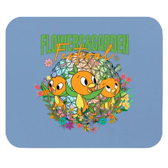 Disney Epcot Orange Bird Mouse Pads, Funny Orange Bird Mouse Pads
