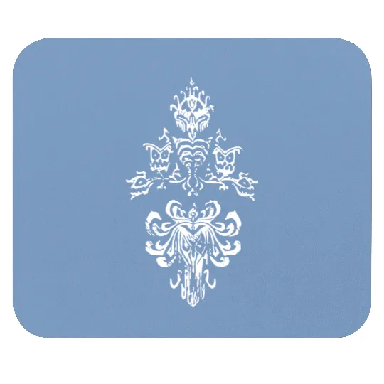 Haunted Mansion Wallpaper Ghouls - Haunted Mansion Disney - Mouse Pads