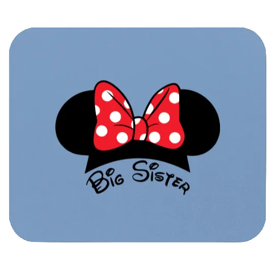 Big Sister Minnie Mouse Disney Graphic Mouse Pads, Disneyland Vacation