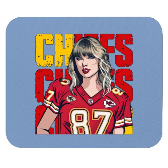 Discover Taylor Hearts Kelce in Chiefs Mouse Pads, Traylor Swelce Taylor Version Fan Mouse Pads