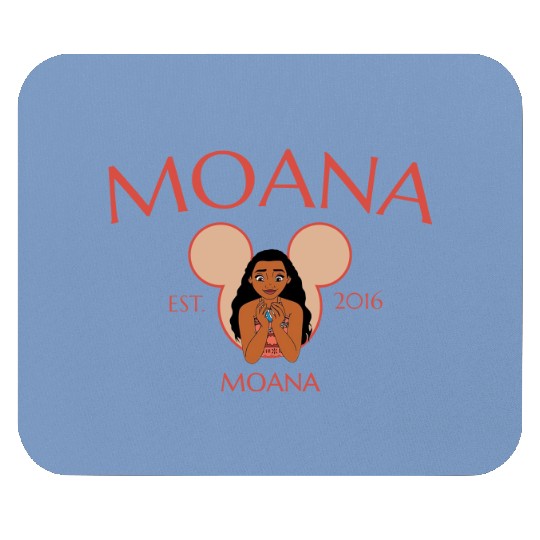 Moana Mouse Pads, Vintage Disney Moana Characters Mouse Pads, Moana Birthday Mouse Pads