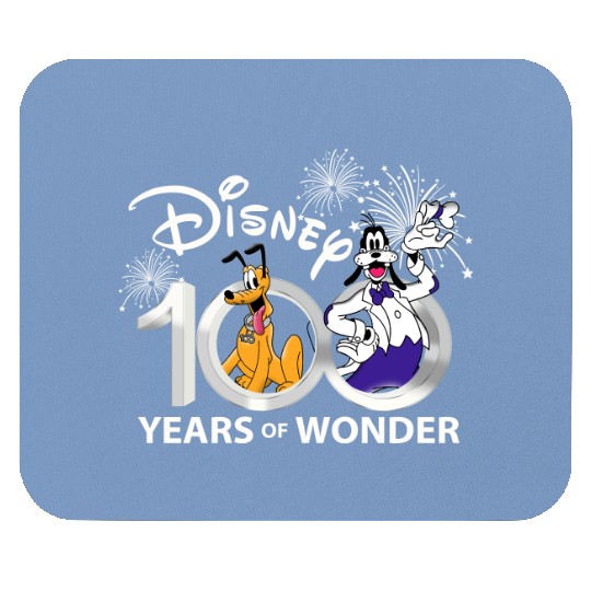 Goofy and Pluto Disney 100th Anniversary Mouse Pads, Disney 100th Years Celebration Mouse Pads