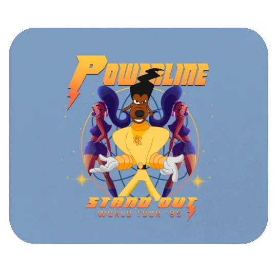 Disney A Goofy Movie Powerline Stand Out World Tour 95 Mouse Pads