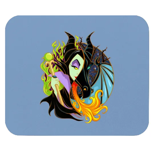 Maleficent Villain, Maleficent Villan Disney Mouse Pads