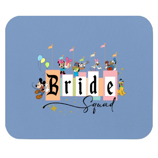 Disney Bride Squad Mouse Pads, Minnie Bride Mouse Pads, Disney Bachelorette Party Mouse Pads