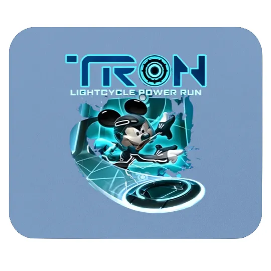 Mickey Tron Bike Mouse Pads, Disney Trip Mouse Pads