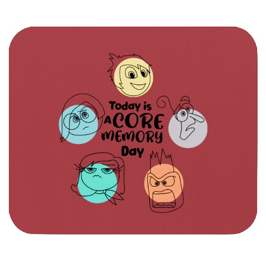 Today is a Core Memory Day Mouse Pads, Magical Vacation Mouse Pads, Disney World Mouse Pads, Inside Out Mouse Pads