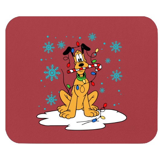 Disney Christmas Mouse Pads, Pluto Christmas Mouse Pads, Disney Pluto Mouse Pads