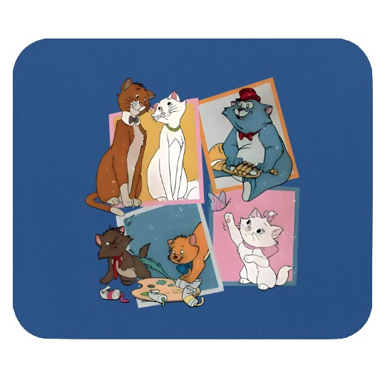 Vintage 90's Aristocats Mouse Pads, Disney The Aristocats Mouse Pads, Disney Marie Cat Mouse Pads, Disney World Mouse Pads, Magic Kingdom Family Mouse Pads