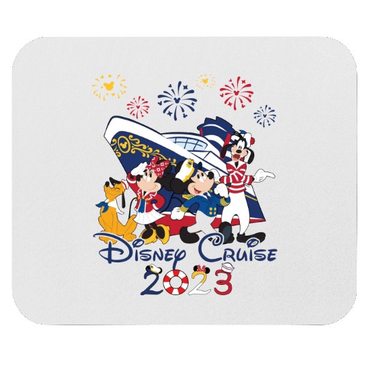 Disney Cruise Family Vacation 2023 Mouse Pads,Disney Cruise Group Mouse Pads