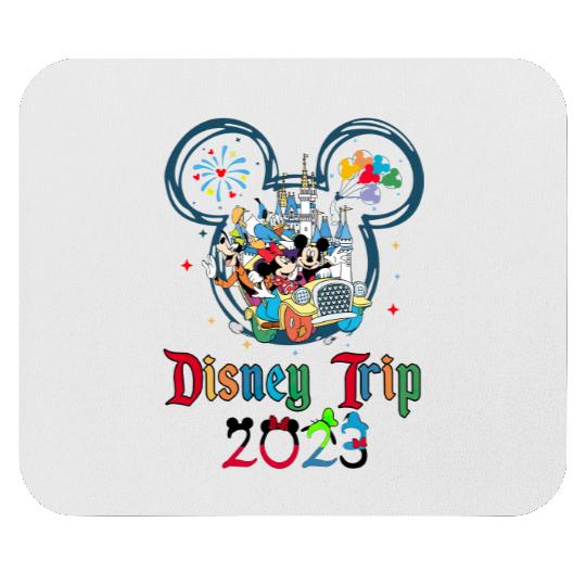 Custom Disney Trip 2023 Mouse Pads, Disney Vacation 2023 Mouse Pads