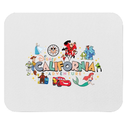 Disneyland California Adventure Mouse Pads, Colorful Disney Mouse Pads