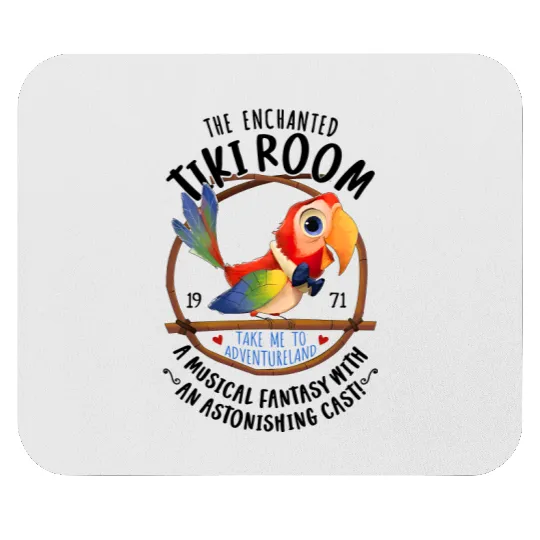 Retro Disneyland Enchanted Tiki Room Mouse Pads