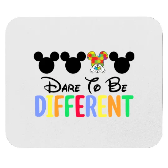 Autism Minnie Mouse Mouse Pads, Disney Autism Mom Mouse Pads, Mommy And Me Autism Awareness