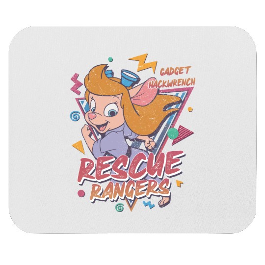 Gadget Hackwrench Mouse Pads, Retro Disney Mouse Pads, Rescue Rangers Mouse Pads, Chip and Dale Mouse Pads
