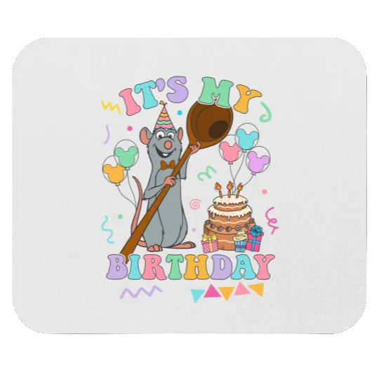 Ratatouille Remy It's My Birthday Mouse Pads Disney Family Matching Mouse Pads