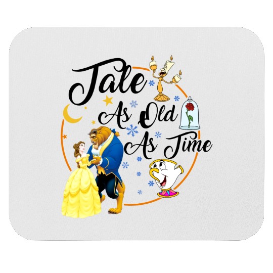 Tale as Old as Time, Beauty and the Beast Mouse Pads, Disney Couple Mouse Pads,  Family Vacation Mouse Pads
