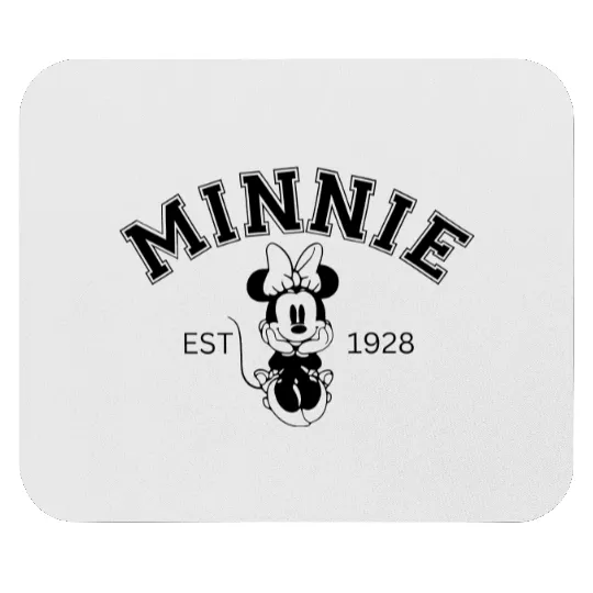 Minnie Mouse Est 1928 Mouse Pads, Disney Minnie Mouse Mouse Pads