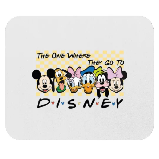 Mickey And Friends Disney Mouse Pads, Friends Matching, Disney Trip Mouse Pads, Mickey And Friends Mouse Pads