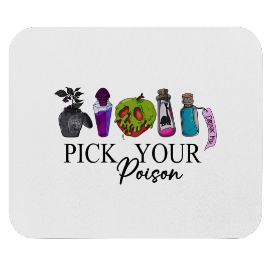 Pick Your Poison Mouse Pads, Disney Villain Mouse Pads