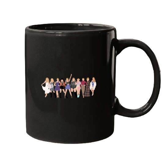 Discover Taylor Swifftt Eras (includes midnights) Mugs