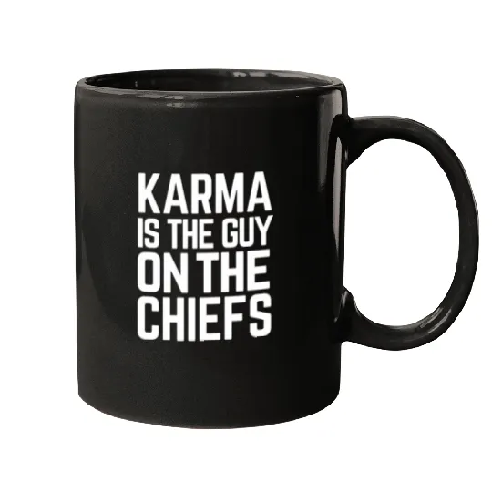 Copy of Karma Is The Guy On The Chiefs Taylorr Swift + Travis Kelce Football Era Mugs