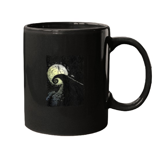 disneys The Nightmare Before Christmas Spiral Hill Portrait Mugs