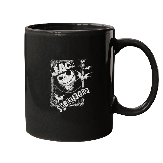 disneys The Nightmare Before Christmas Jack Skellington Bats Mugs
