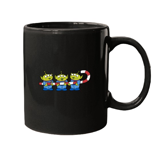 disneys pixars Toy Story Aliens Candy Cane Christmas Mugs