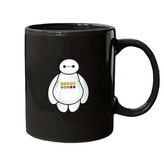 disneys Big Hero 6 Baymax Displaying Different Levels Of Pain Mugs