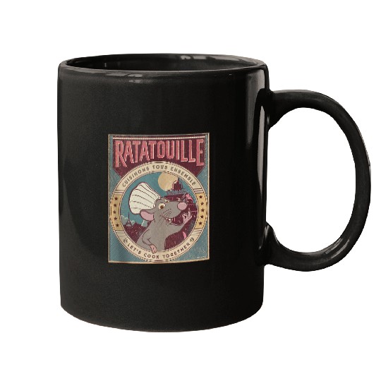 disneys And Pixars Ratatouille Chef Remy Lets Cook Together Mugs