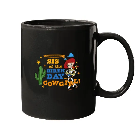 disneys And Pixars Toy Story Sis Of The Birthday Cowgirl Mugs