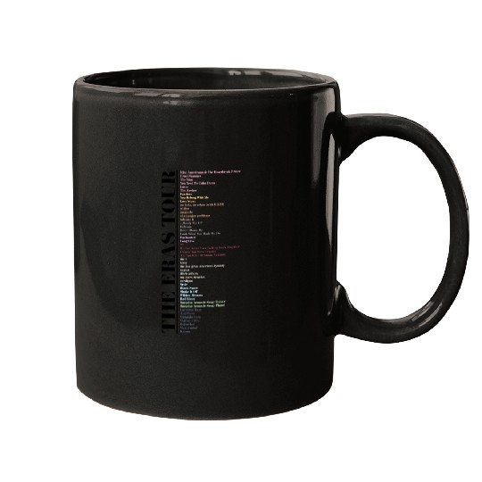 eras tour UPDATED SETLIST Mugs