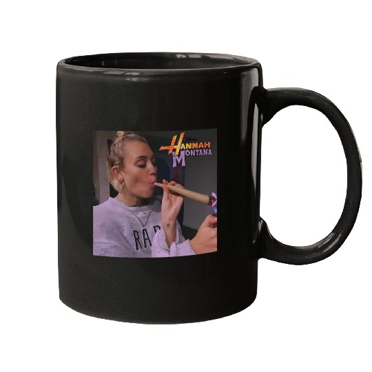 Vintage Hannah Montana Mugs, Disney Hannah Montana Logo