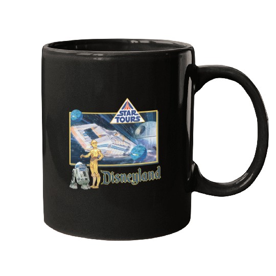 Retro Disneyland Star Tours Throwback Mugs, Star Wars World Tour Mugs, Disneyworld Star Wars Mugs
