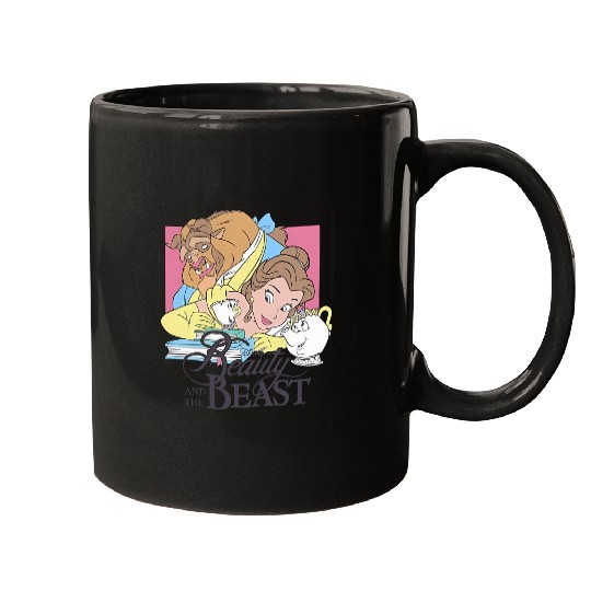 Retro Beauty and The Beast Mugs, Disney Princess Mugs, Belle Princess Mugs, Disneyworld Mugs, Disney Trip Mugs, Disney Girl Mugs
