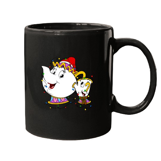 Disney Mrs Potts And Chip Christmas Lights Costume Mugs