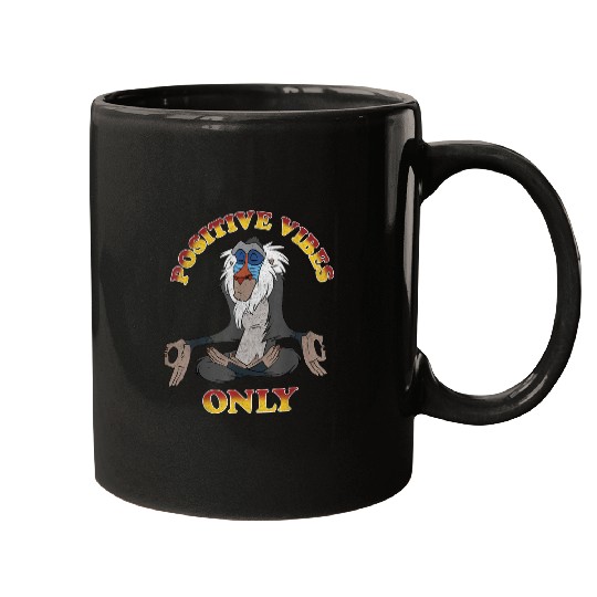 Discover Disney Lion King Rafiki Positive Vibes Meditation Portrait Mugs