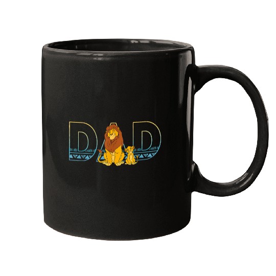 Disney The Lion King Simba And Mufasa Dad Mugs