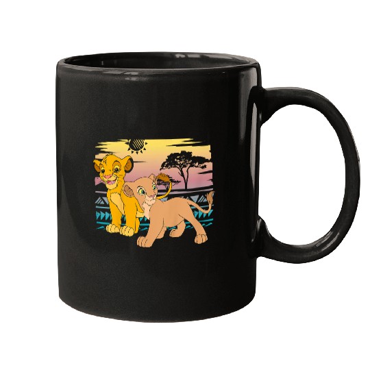 Disney The Lion King Young Simba Nala 90s Mugs
