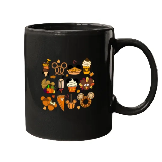 Disney Snacks Mugs, Disney Life Mugs, Disney Food n Drink, Mickey Waffle Mugs