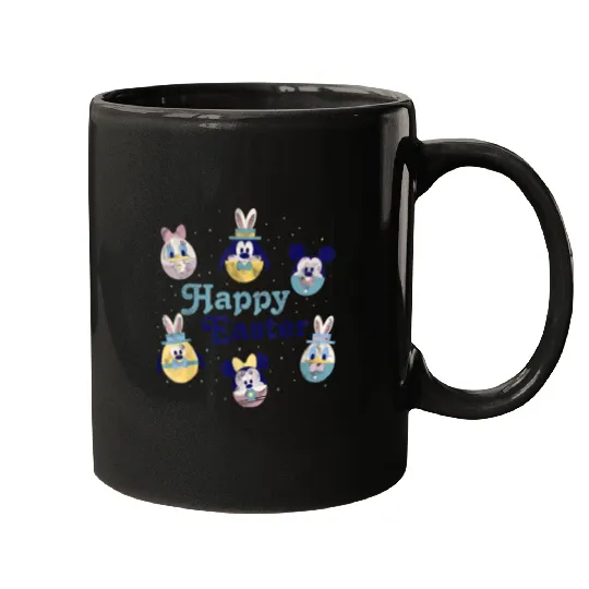 Disney Mickey And Friends Happy Easter Eggs 5 Mugs