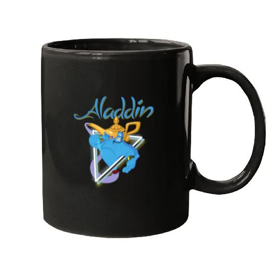 Disney Aladdin Genie 90s Style Portrait Mugs