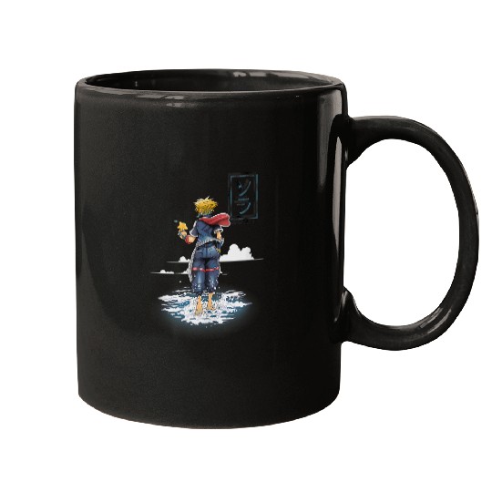 Disney Kingdom Hearts Sora Walking On Water Big Chest Poster Mugs