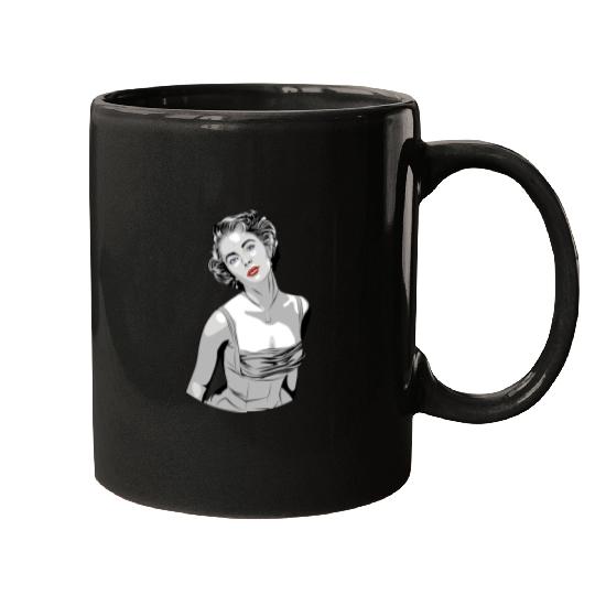 Discover Liz Taylor Hollywood Queen Mugs