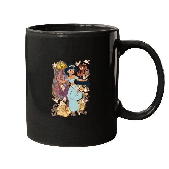 Princess Jasmine Aladdin  Color Mugs, Disney Mugs