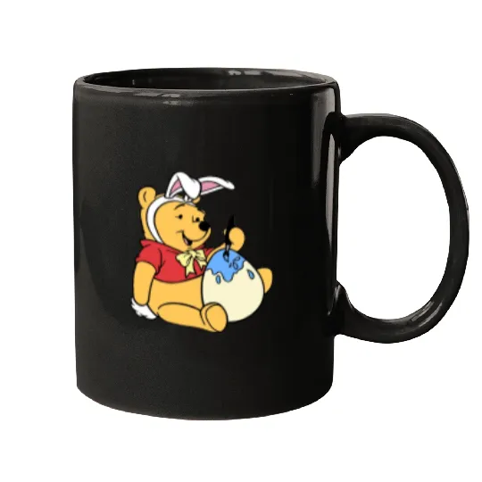 Winnie the Pooh Easter Mugs, Cute Pooh Mugs, Disney Winnie